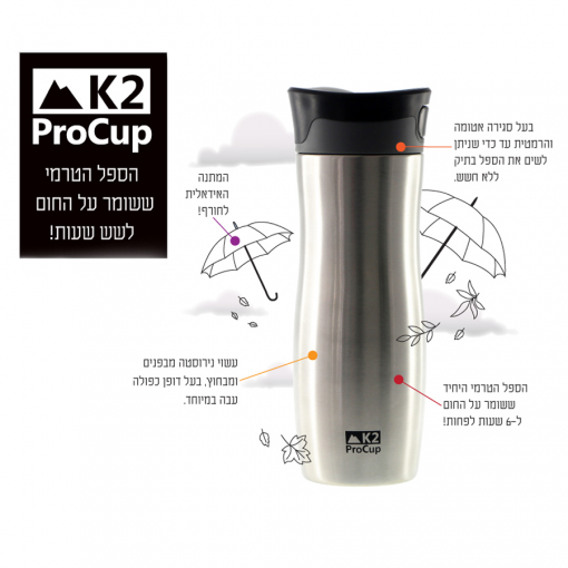 ⁦ספל טרמי K2⁩ – תמונה ⁦2⁩