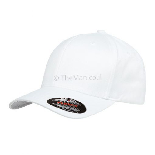 FLEX FIT כובע לבן