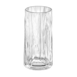 KOZIOL -קוזיאול כוס בלתי שבירה Superglas 300ml CLUB No.8 crystal clear, כוס פלסטיק עמידה ואיכותית, כוס פלסטיק לאירועים, כוס קוזיאול 300 מ