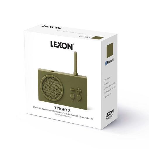 LEXON -TYKHO 3 SPEAKER רמקול בלוטות' עם רדיו מובנה-לקסון|