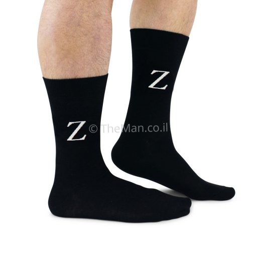 ⁦גרביים עם עיטור אות⁩ – תמונה ⁦23⁩