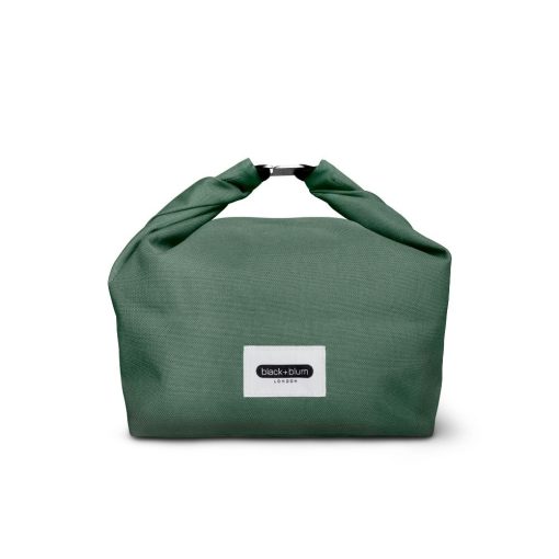 LUNCH BAG BLACK&BLOOM-OLIVE