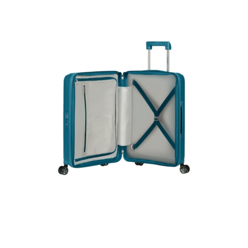 SAMSONITE HI FI מזוודת טרולי בצבע טורקיז