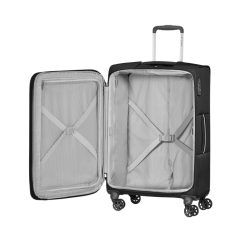 SAMSONITE POPSODA מזוודת בד שחורה 24 אינץ