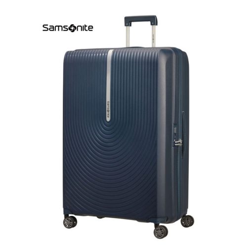 מזוודת SAMSONITE ענקית קשיחה צבע כחולה 30 אינץ'