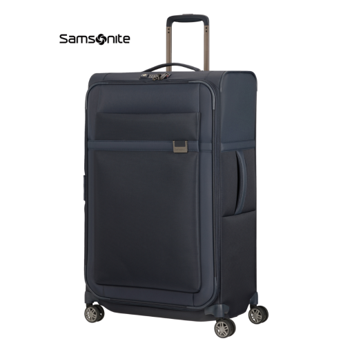 מזוודת בד SAMSONITE גדולה בצבע כחול 29 אינץ 4 גלגלים