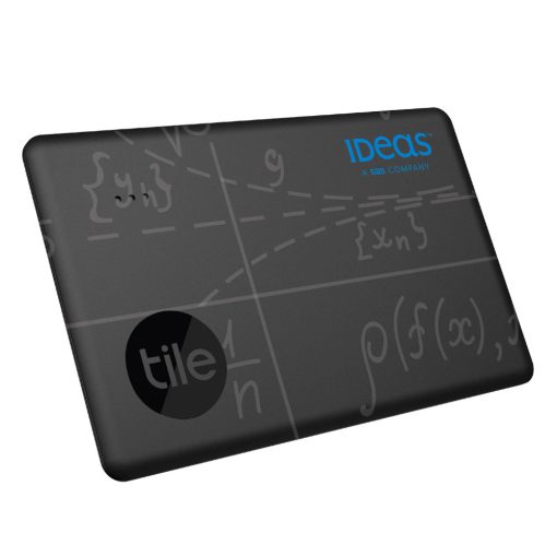 Tile Slim תג איתור שטוח לארנק בצבע שחור, ממותג