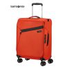 מזוודת בד 20 אינץ' – SAMSONITE LITEBEAM REGULAR בצבע כתום, מזוודת טרולי למטוס, מתנה לעובדים, מתנה לחגים לעובדים