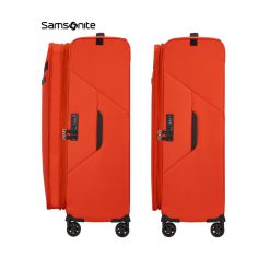 SMASONITE LITEBEAM SPINNER EXP- מזוודת סמסונייט מתרחבת 28 אינץ' בצבע כתום, מתנה לעובדים, מתנה לחגים, מזוודה גדולה מתרחבת