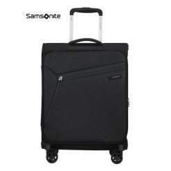 מזוודת בד 20 אינץ' – SAMSONITE LITEBEAM REGULAR בצבע שחור, מתנה לעובדים לחופשה, מזוודת טרולי למטוס, מזוודת סמסונייט קטנה, מזוודה לעובדים, מתנה לטיסה לעובדים, מתנה לטיסה, מזוודת עליה למטוס