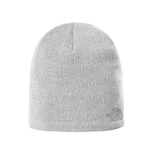 כובע גרב JIM - נורת' פייס - THE NORTH FACE, כובע גרב אפור, מתנה לעובדים לחורף, כובע גרב ממותג מתנה לעובדים