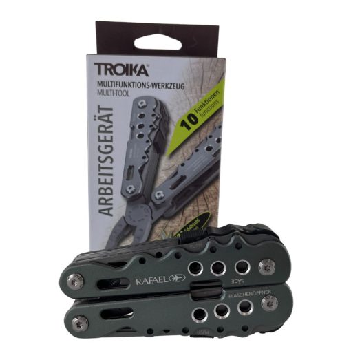 אולר בעל 10 פונקציות TROIKA,אולר רב תכליתי – TROIKA Multi-Tool ARBEITSGERÄT