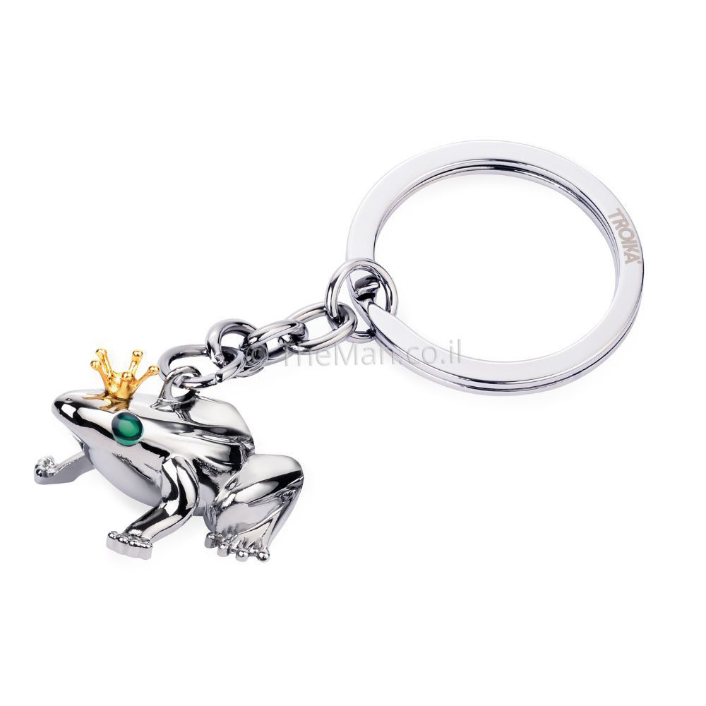 מחזיק מפתחות TROIKA FROG KING 2509-KR24-04/CH