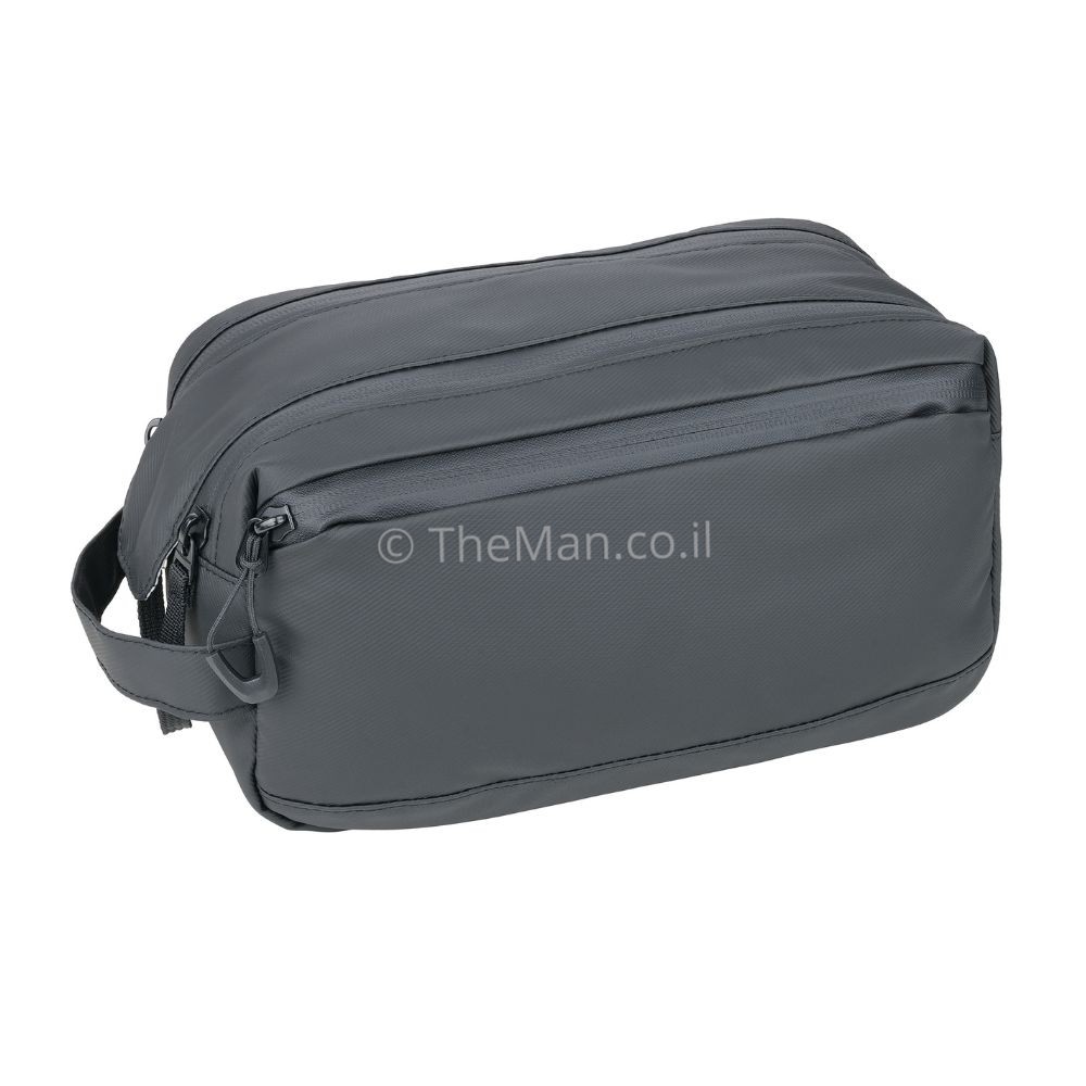 תיק רחצה TROIKA BLACK WASHBAG 2 2509-BBL65BK 2