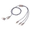 כבל טעינה TROIKA DREIZACK 2509-CBL30/GY