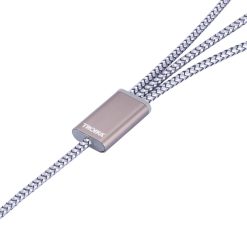 כבל טעינה TROIKA DREIZACK 2509-CBL30/GY
