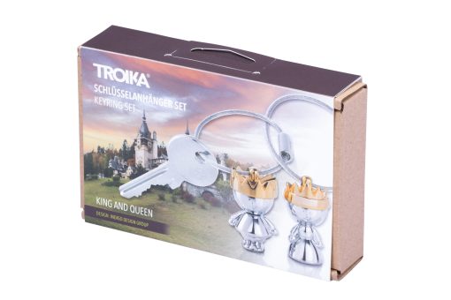 מחזיק מפתחות TROIKA LITTLE KING & LITTLE QUEEN 2509-KR9-38/CH