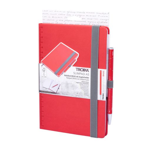 פנקס TROIKA SLIMPAD A5 2509-NPP40/RD