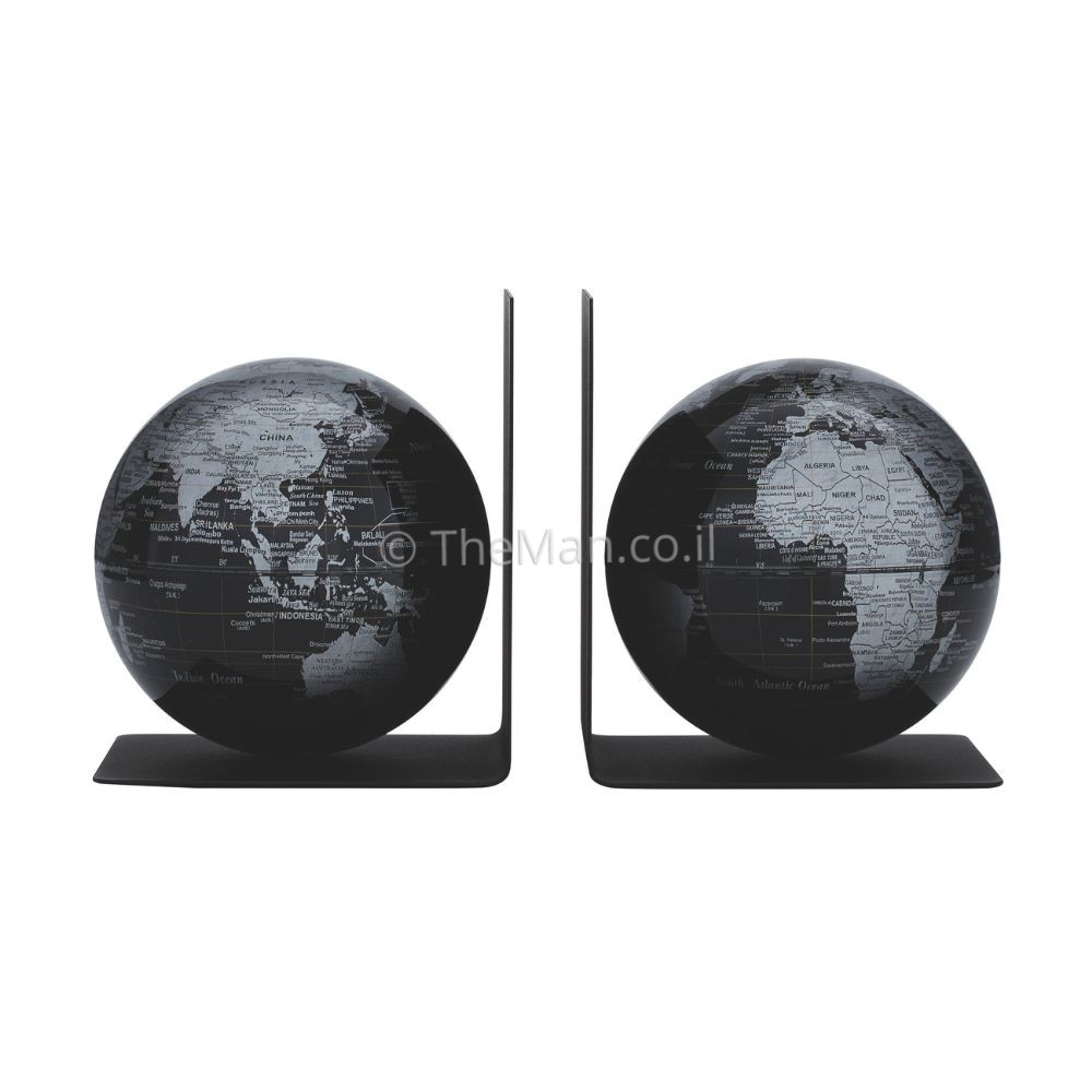 תומכי ספרים TROIKA BOOKGLOBE 2509-G1303-BKSIBK