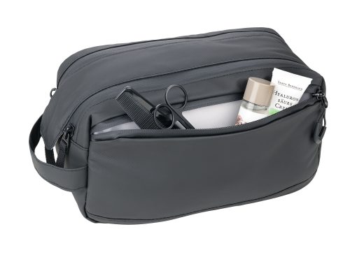 תיק רחצה TROIKA BLACK WASHBAG 2 2509-BBL65BK 2
