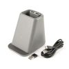 מטען אלחוטי עם מחזיק עט ויציאות USB