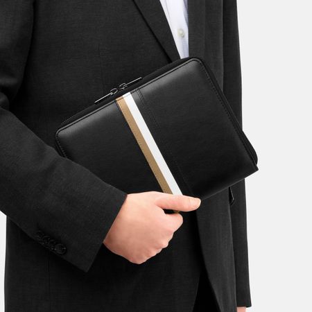 Conference folder A5 Iconic Black-HUGO BOSS- תיקיית מסמכים – תמונה 2
