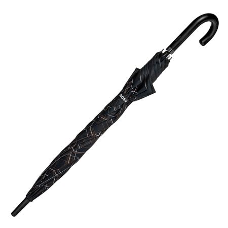 Umbrella Checkered Black-HUGO BOSS- מטרייה אלגנטית – תמונה 6