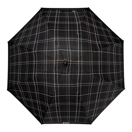 Umbrella Checkered Black-HUGO BOSS- מטרייה אלגנטית – תמונה 5