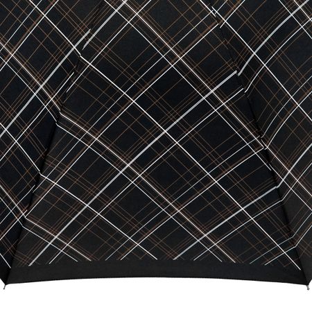 Umbrella Checkered Black-HUGO BOSS- מטרייה אלגנטית – תמונה 3